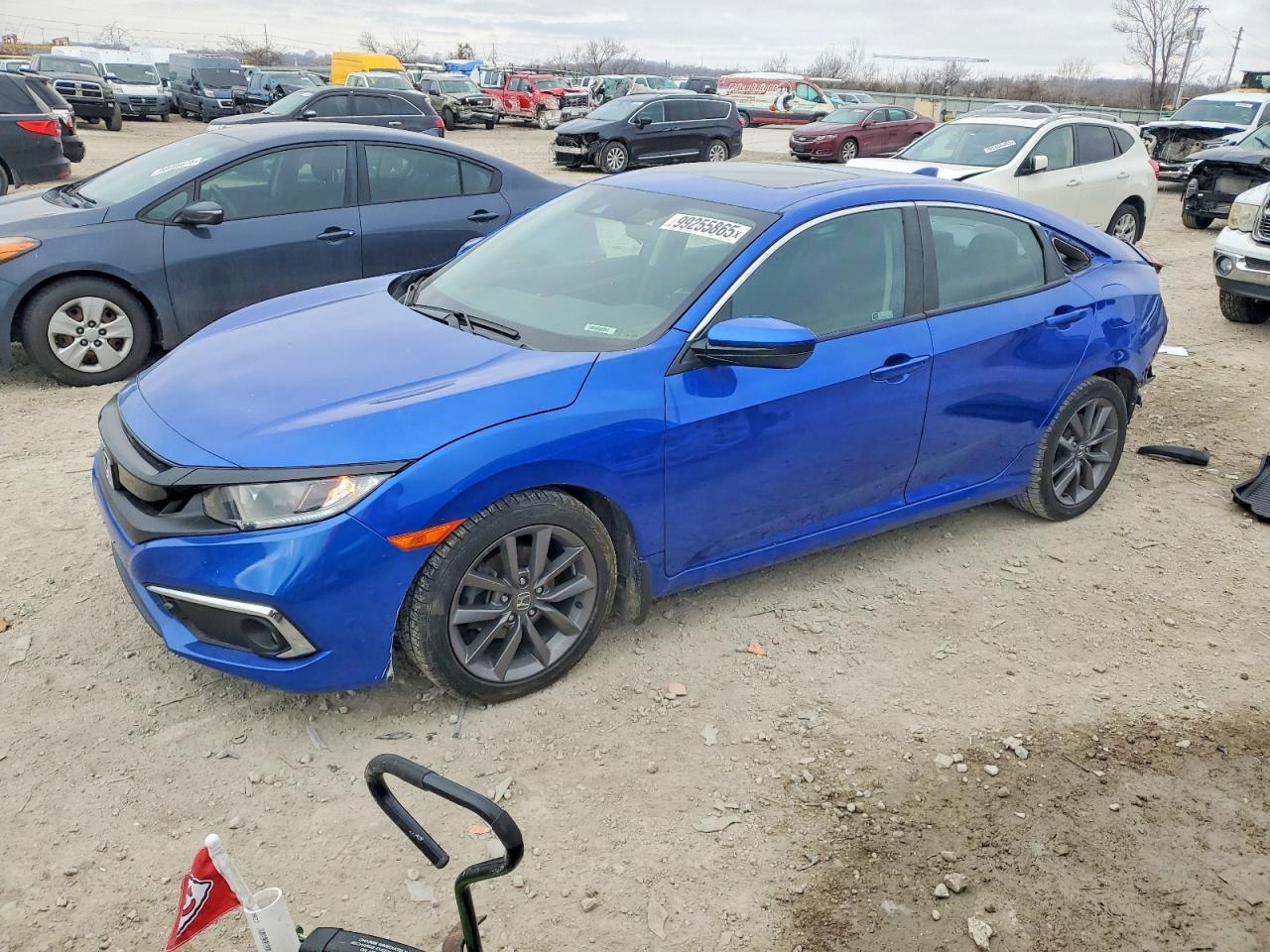 2021 Honda Civic VIN 19XFC1F36ME009159 — COPART salvage auction photo