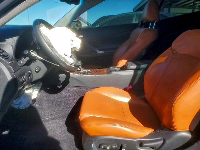 2011 Lexus Is 350 VIN JTHFE2C23B2505816 COPART salvage auction — FRONT END, Fl - Cert Of Title Slvg Rebuildable, sold $400 on 2026-07-24 (photo 7)