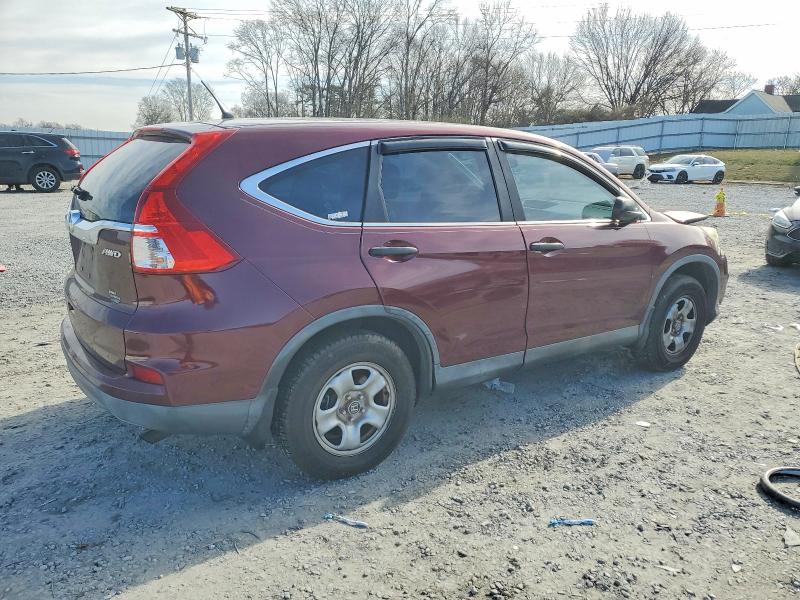 2015 Honda Cr-v VIN 2HKRM4H34FH646218 COPART salvage auction — FRONT END, Nc - Salvage Certificate Of Title, sold $3,150 on 2026-07-29 (photo 3)