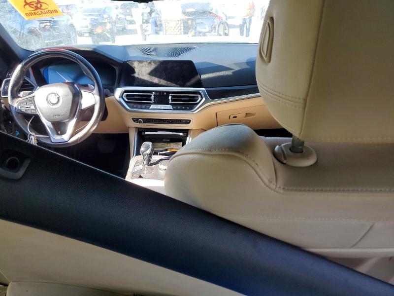 2019 BMW 3 series VIN WBA5R1C50KAK11900 COPART salvage auction — FRONT END, Ca - Salvage Certificate, sold $4,950 on 2026-07-20 (photo 8)