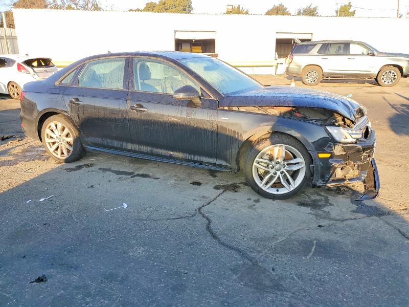 2018 Audi A4 VIN WAUDNAF41JA094787 COPART salvage auction — FRONT END, Ca - Salvage Certificate, sold $3,600 on 2026-07-06 (photo 4)