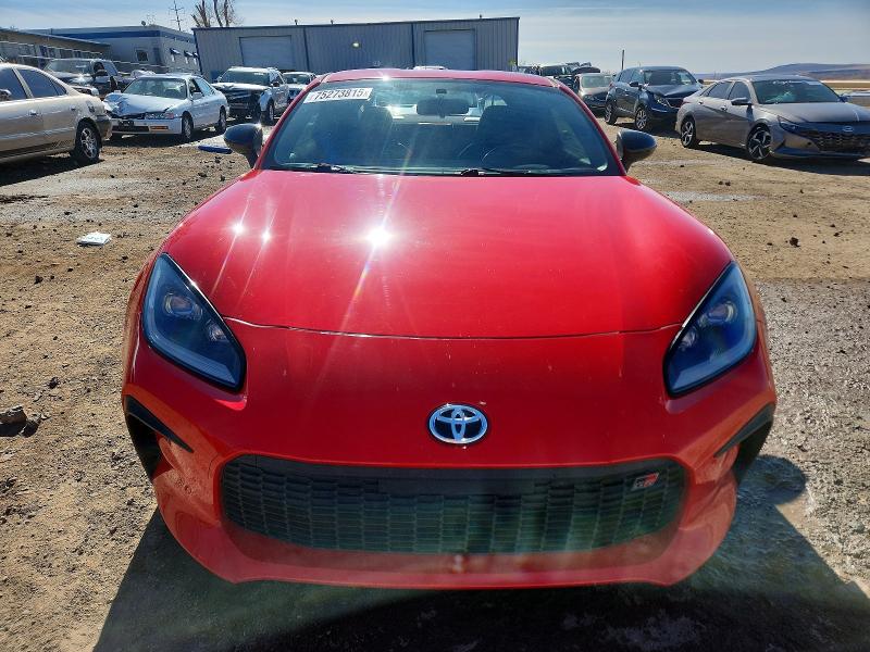 2022 Toyota Gr 86 VIN JF1ZNBE1XN9755736 COPART salvage auction — REAR END, Nm - Cert Of Title-Salvage, sold $7,300 on 2026-07-23 (photo 5)