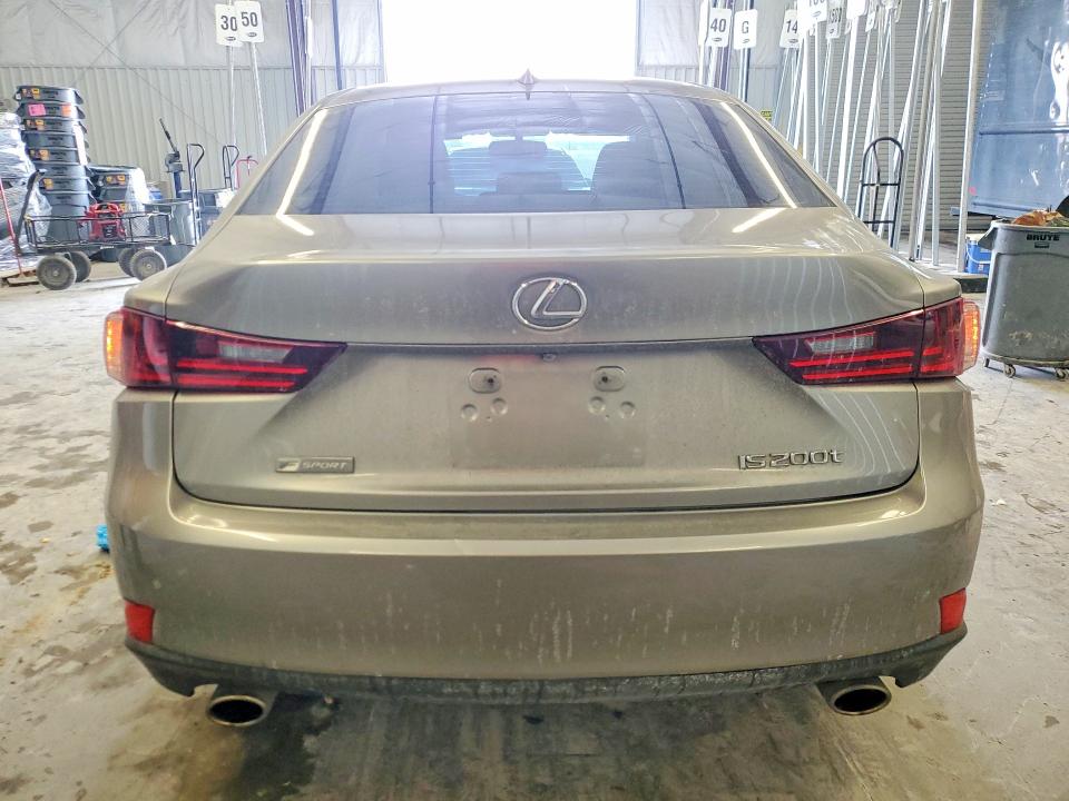 2016 Lexus Is VIN JTHBA1D29G5037308 COPART salvage auction — FRONT END, Salvage Title, sold $175 on 2026-07-29 (photo 6)
