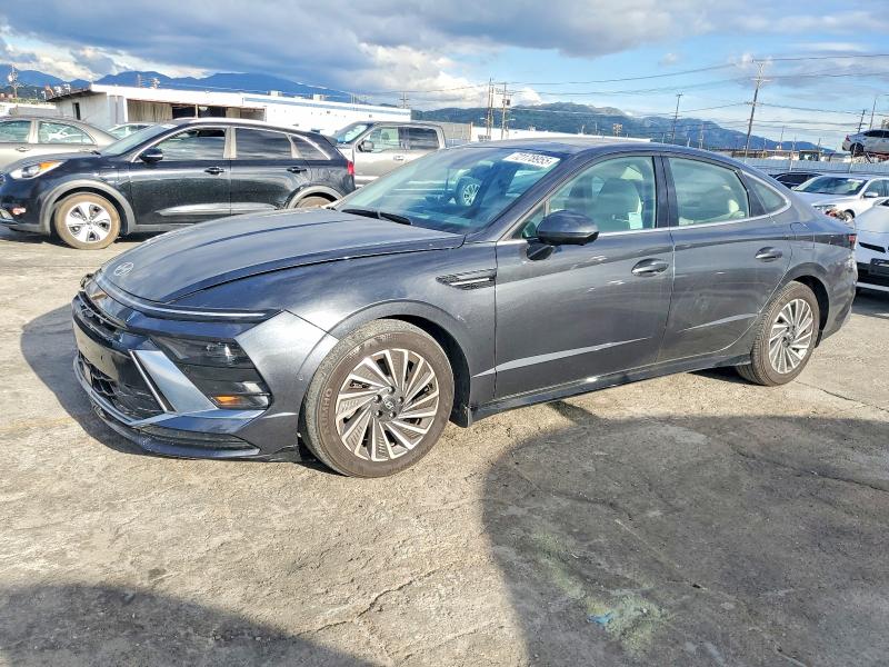 2025 Hyundai Sonata VIN KMHL54JJ2SA105497 COPART salvage auction — FRONT END, Ca - Salvage Certificate, sold $12,000 on 2026-07-24 (photo 1)