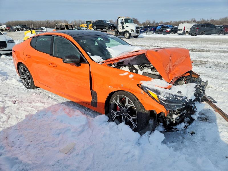 2019 Kia Stinger VIN KNAE35LC6K6070924 COPART salvage auction — FRONT END, Il - Salvage Certificate, sold $4,750 on 2026-07-13 (photo 4)