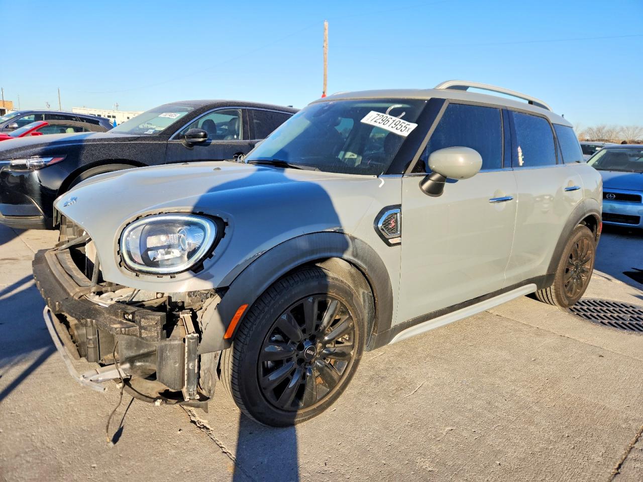 2020 Mini Cooper VIN WMZYW7C01L3L86243 COPART salvage auction — Front End, TX - SALVAGE VEHICLE TITLE (P), sold $5,000 on 2026-07-09 (photo 1)