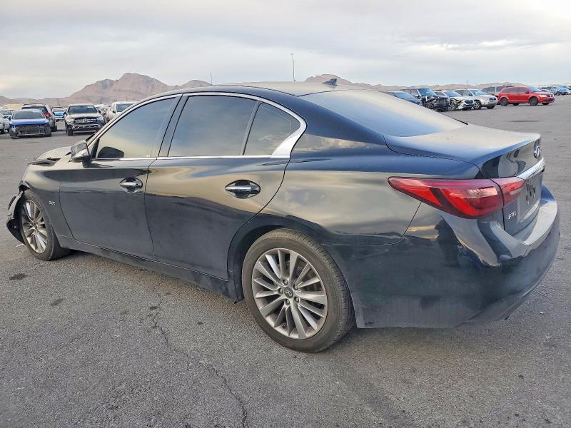 2018 Infiniti Q50 VIN JN1EV7AR7JM440761 COPART salvage auction — FRONT END, Nv - Salvage Title, sold $3,250 on 2026-07-20 (photo 2)