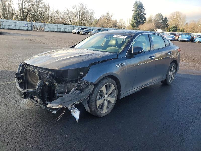 2019 Kia Optima VIN 5XXGT4L34KG286813 COPART salvage auction — FRONT END, Or - Lien Papers Salvage, sold $925 on 2026-07-13 (photo 1)