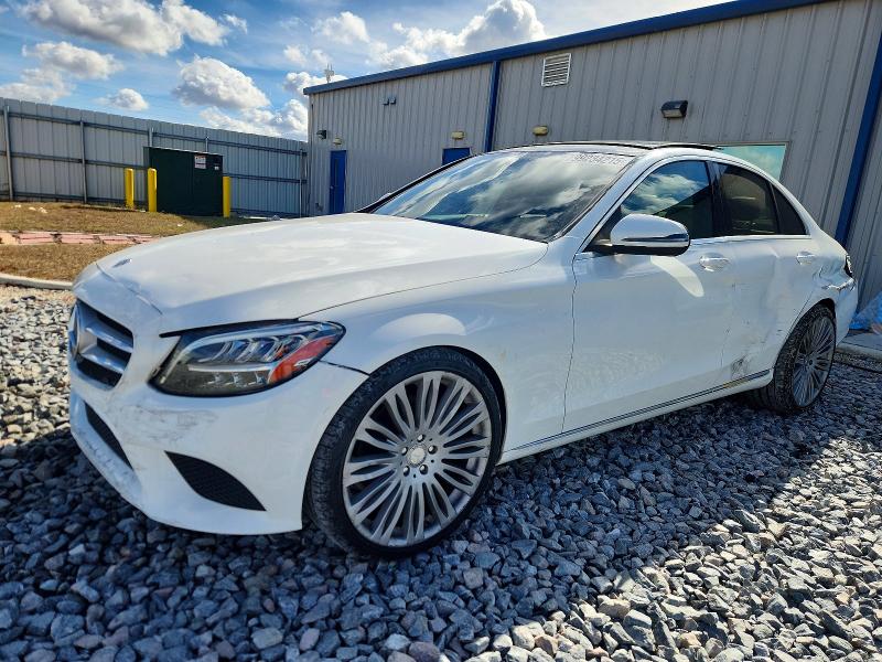 2020 Mercedes-benz C class VIN WDDWF8DB9LR563606 COPART salvage auction — SIDE, Fl - Certificate Of Destruction, sold $6,600 on 2026-08-11 (photo 1)