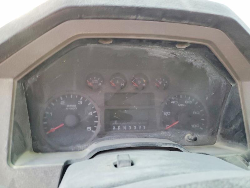 2008 Ford F-550 super duty VIN 1FDAF56R68EB78057 COPART salvage auction — VANDALISM, Nv - Salvage Title, sold $375 on 2026-07-08 (photo 9)