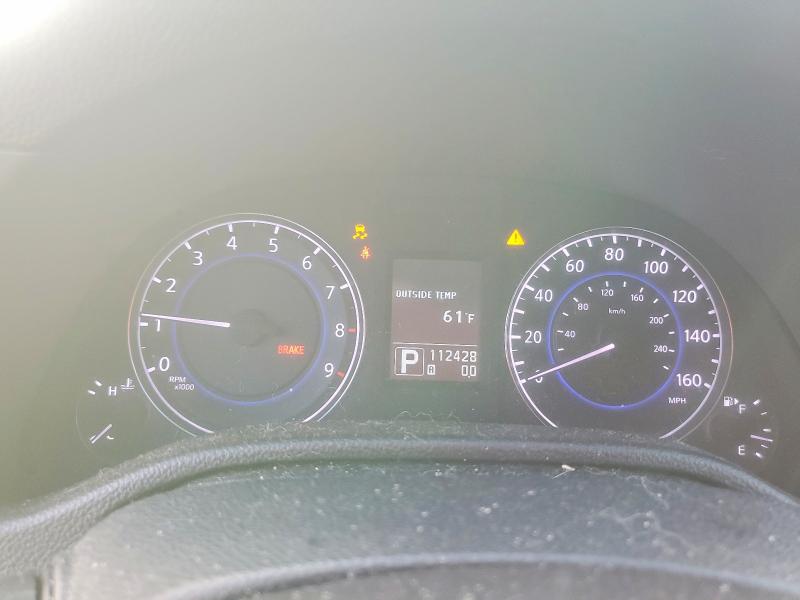 2013 Infiniti G VIN JN1CV6AP4DM716382 COPART salvage auction — FRONT END, Salvage Title, sold $3,400 on 2026-07-15 (photo 9)
