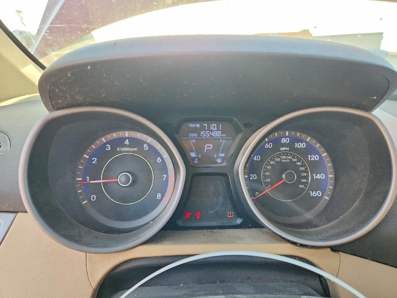 2011 Hyundai Elantra VIN KMHDH4AE5BU096551 COPART salvage auction — FRONT END, La - Cert Of Title-Salvage, sold $550 on 2026-07-03 (photo 9)