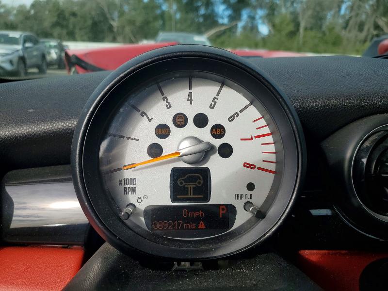 2013 Mini Cooper VIN WMWSU3C50DT692378 COPART salvage auction — FRONT END, Fl - Cert Of Title Slvg Rebuildable, sold $350 on 2026-07-31 (photo 9)