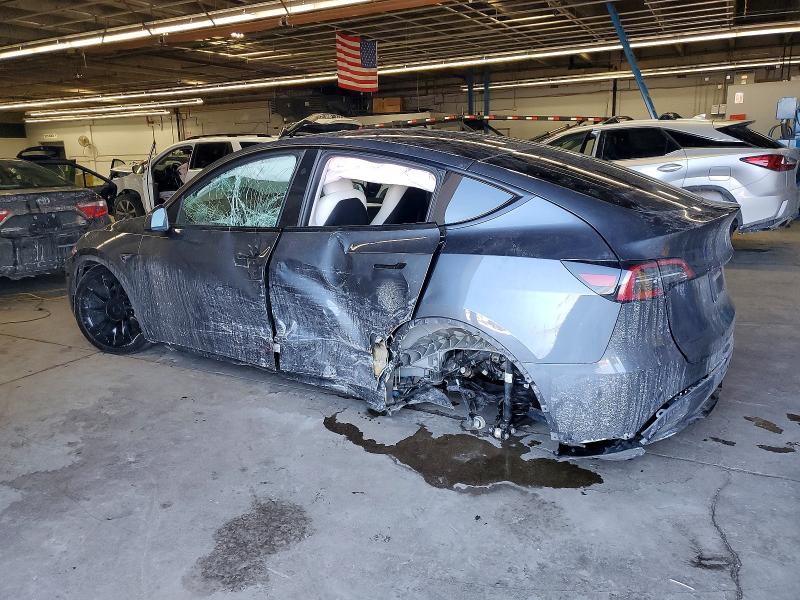 2023 Tesla Model y VIN 7SAYGAEE0PF967148 COPART salvage auction — SIDE, Il - Salvage Certificate, sold $9,200 on 2026-07-27 (photo 2)