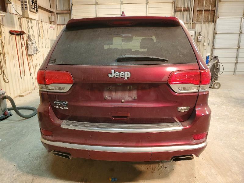 2017 Jeep Grand cherokee VIN 1C4RJFJG0HC927948 COPART salvage auction — HAIL, Tx - Certificate Of Title, sold $8,400 on 2026-07-31 (photo 6)