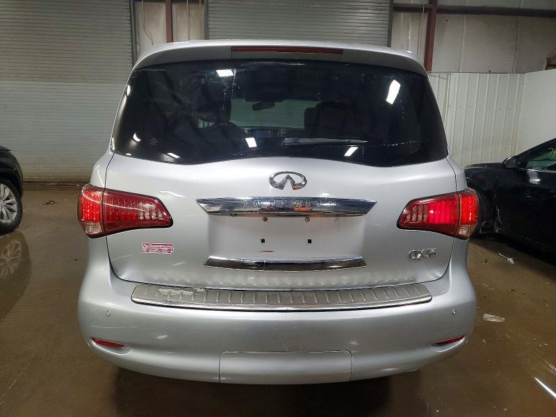 2012 Infiniti Qx56 VIN JN8AZ2NE7C9018378 COPART salvage auction — FRONT END, Il - Salvage Certificate, sold $1,350 on 2026-07-07 (photo 6)