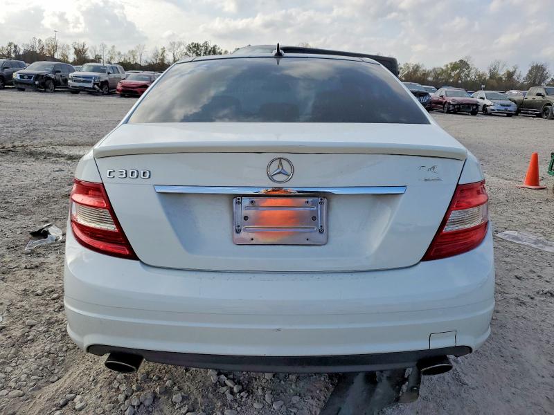 2008 Mercedes-benz C class VIN WDDGF54XX8R010890 COPART salvage auction — FRONT END, TX - SALVAGE VEHICLE TITLE (P), sold $650 on 2026-07-31 (photo 6)