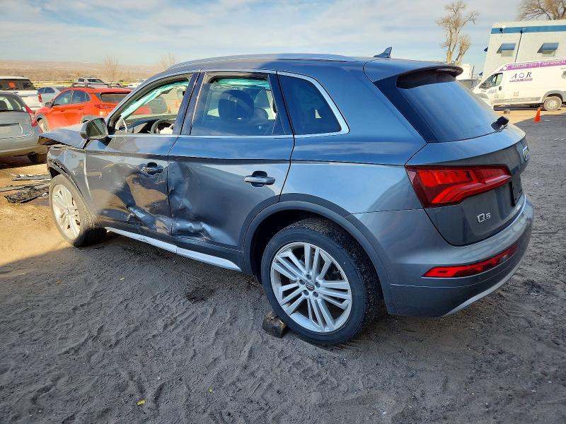 2018 Audi Q5 VIN WA1BNAFY0J2201443 COPART salvage auction — FRONT END, Nm - Cert Of Title-Salvage, sold $2,750 on 2026-07-30 (photo 2)