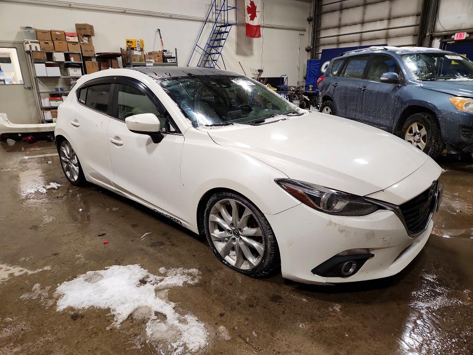 2014 Mazda 3 VIN JM1BM1M36E1189343 COPART salvage auction — REAR END, Salvage Title, sold $500 on 2026-07-28 (photo 4)