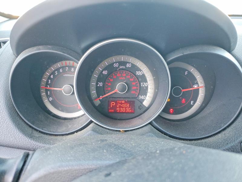 2010 Kia Forte VIN KNAFU4A23A5881221 COPART salvage auction — FRONT END, CA - SALVAGE CERTIFICATE, sold $900 on 2026-07-17 (photo 9)