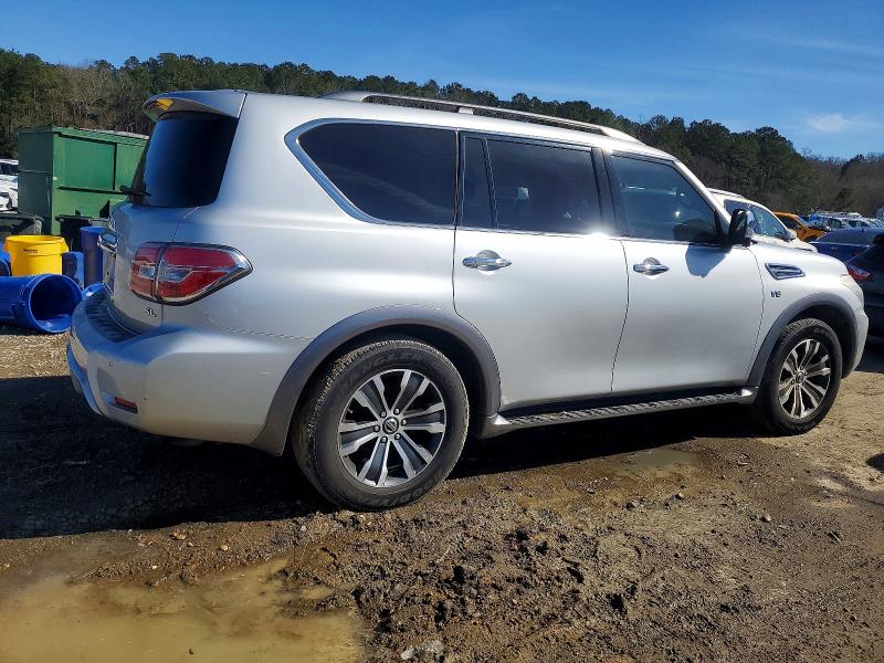 2017 Nissan Armada VIN JN8AY2NDXH9004685 COPART salvage auction — MECHANICAL, Tn - Certificate Of Title, sold $3,150 on 2026-07-20 (photo 3)