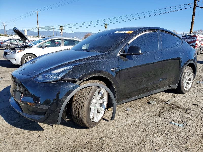 2022 Tesla Model y VIN 7SAYGDEE5NA018870 COPART salvage auction — FRONT END, Ca - Salvage Certificate, sold $9,700 on 2026-07-02 (photo 1)