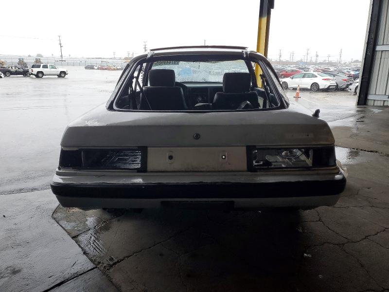 1984 Mazda Rx-7 VIN JM1FB3319E0807750 COPART salvage auction — STRIPPED, CA - DIS/DLR/EXP ONLY CLEAN TITLE, sold $225 on 2026-07-20 (photo 6)