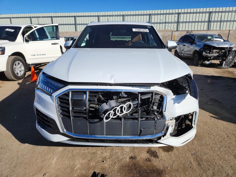 2023 Audi Q7 VIN WA1AXBF7XPD012377 COPART salvage auction — FRONT END, Nm - Cert Of Title-Salvage, sold $14,000 on 2026-07-30 (photo 5)