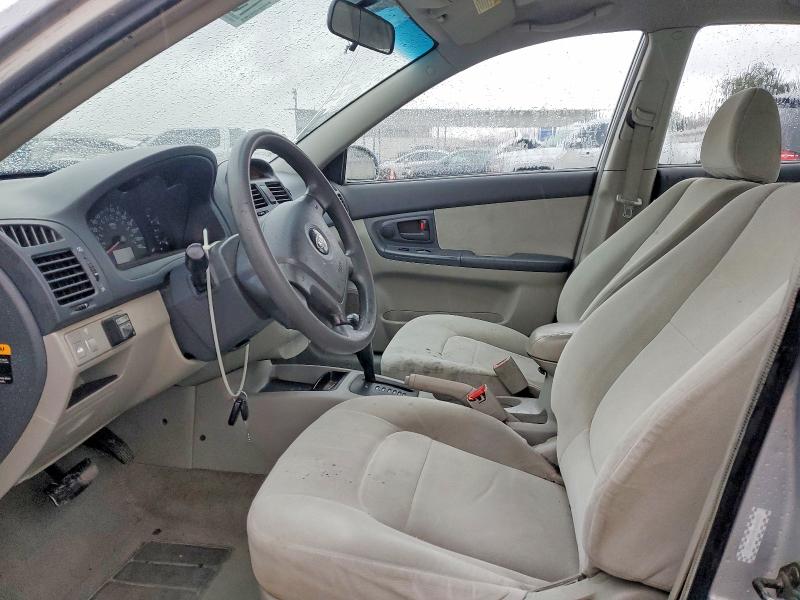 2006 Kia Spectra VIN KNAFE121865285532 COPART salvage auction — FRONT END, Tn - Salvage Certificate, sold $425 on 2026-07-09 (photo 7)