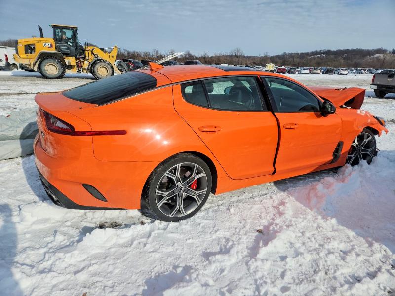 2019 Kia Stinger VIN KNAE35LC6K6070924 COPART salvage auction — FRONT END, Il - Salvage Certificate, sold $4,750 on 2026-07-13 (photo 3)