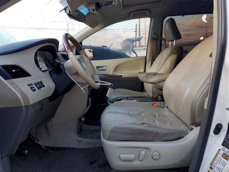 2012 Toyota Sienna VIN 5TDDK3DCXCS043523 COPART salvage auction — REAR END, ON - PERMIT NO BRAND - UNFIT, sold $1,900 on 2026-07-16 (photo 7)