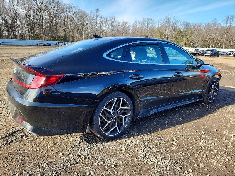 2022 Hyundai Sonata VIN KMHL14JC6NA217933 COPART salvage auction — FRONT END, Id - Salvage Certificate Of Title, sold $5,300 on 2026-07-07 (photo 3)