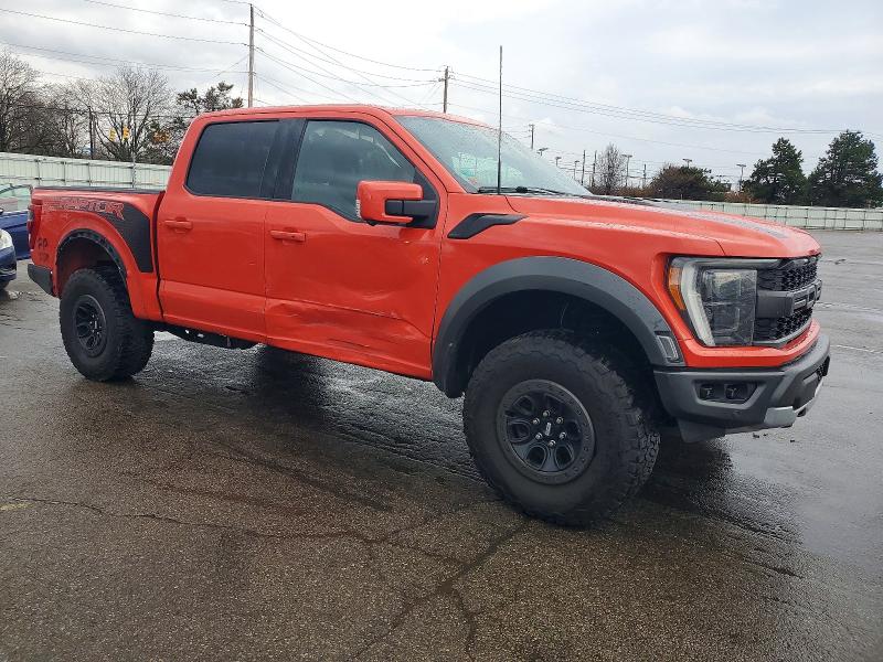 2022 Ford F-150 lightning VIN 1FTFW1RG7NFA86927 COPART salvage auction — Side, OH - CERT OF TITLE-SALVAGE, sold $38,000 on 2026-02-18 (photo 4)