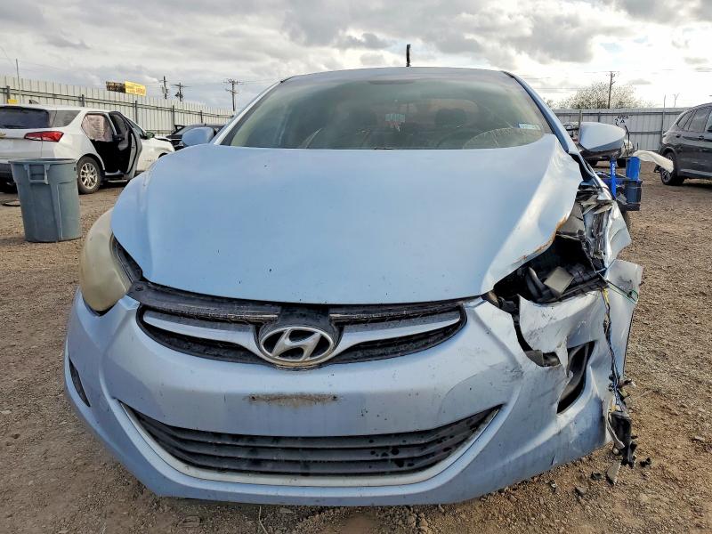 2011 Hyundai Elantra VIN KMHDH4AE8BU109390 COPART salvage auction — FRONT END, Tx - Salvage Vehicle Title, sold $250 on 2026-07-22 (photo 5)