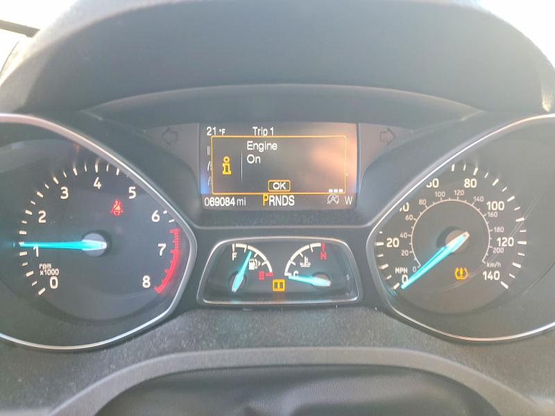 2017 Ford Escape VIN 1FMCU9GD5HUD67815 COPART salvage auction — HAIL, Co - Certificate Of Title, sold $350 on 2026-07-23 (photo 9)