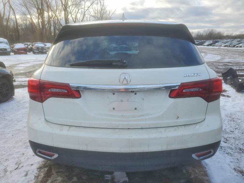 2014 Acura Mdx VIN 5FRYD3H40EB020711 COPART salvage auction — FRONT END, Ct - Cert Of Title-Parts Only Salva, sold $1,100 on 2026-09-11 (photo 6)