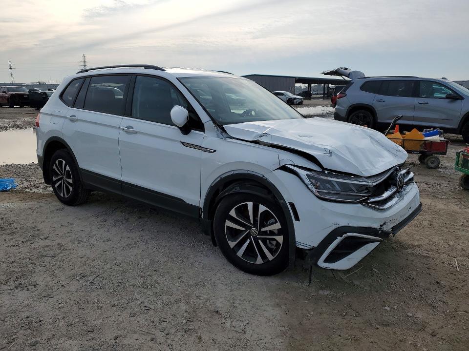 2024 Volkswagen Tiguan VIN 3VVRB7AX5RM232207 COPART salvage auction — FRONT END, La - Cert Of Title-Salvage, sold $8,700 on 2026-07-28 (photo 4)