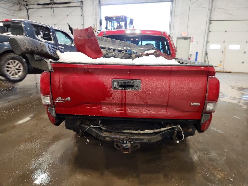 2020 Toyota Tacoma VIN 3TMCZ5AN1LM293984 COPART salvage auction — FRONT END, Vt -, sold $10,800 on 2026-08-24 (photo 6)
