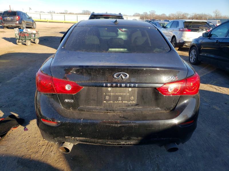 2015 Infiniti Q50 VIN JN1BV7AR4FM414631 COPART salvage auction — SIDE, Wv - Salvage Certificate, sold $900 on 2026-07-13 (photo 6)