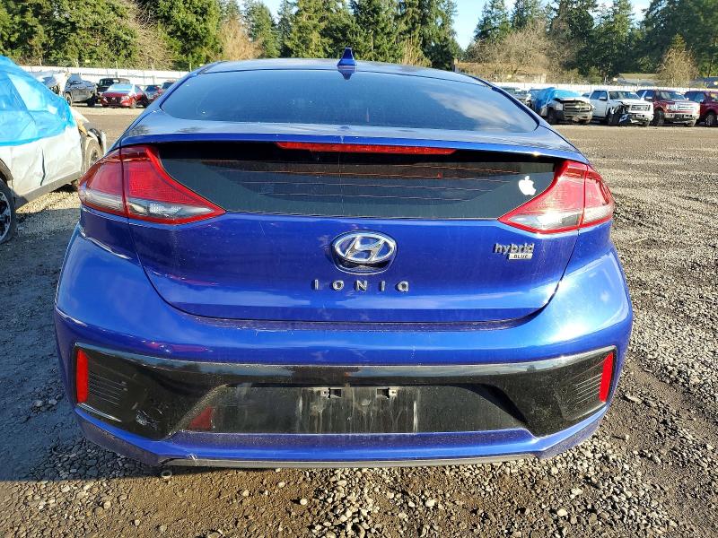 2019 Hyundai Ioniq VIN KMHC65LC9KU179936 COPART salvage auction — FRONT END, Ca - Certificate Of Title, sold $2,475 on 2026-07-28 (photo 6)