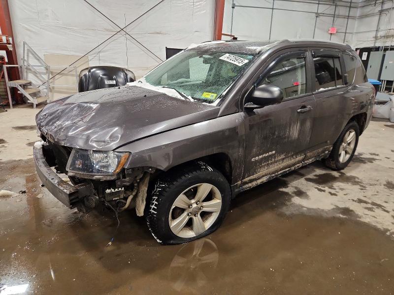 2015 Jeep Compass VIN 1C4NJDBBXFD396092 COPART salvage auction — FRONT END, Vt - Cert Of Title-Salvage Vehicle, sold $175 on 2026-07-08 (photo 1)