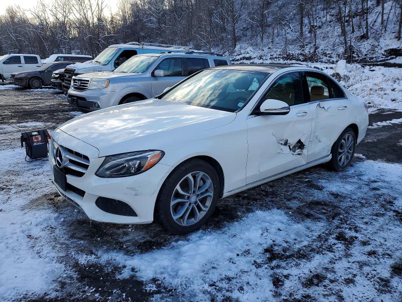 2017 Mercedes-benz C class VIN 55SWF4KB0HU208020 COPART salvage auction — SIDE, Nj - Cert Of Title-Salvage, sold $4,650 on 2026-07-09 (photo 1)