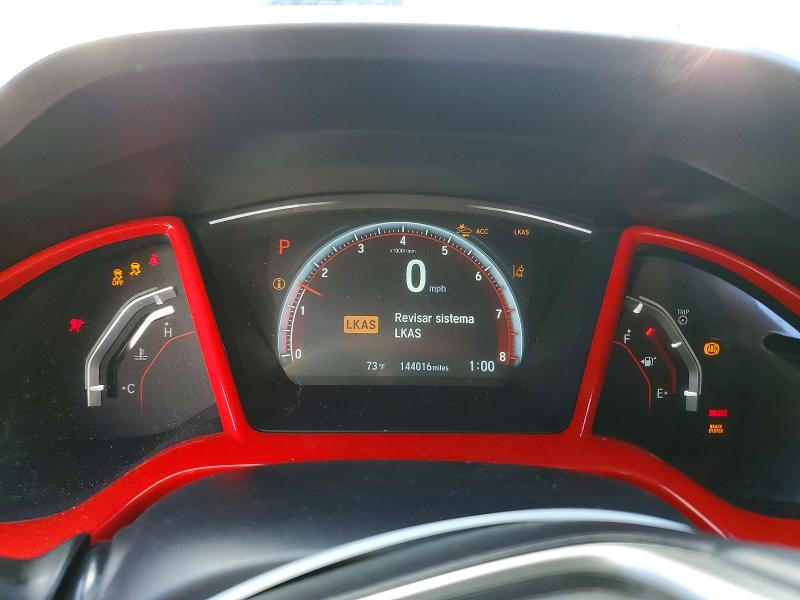 2017 Honda Civic VIN SHHFK7H97HU215760 COPART salvage auction — FRONT END, Ca - Salvage Certificate, sold $3,150 on 2026-07-07 (photo 9)