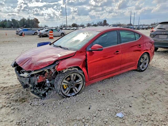 2019 Hyundai Elantra VIN KMHD04LB8KU833235 COPART salvage auction — FRONT END, Tx - Salvage Vehicle Title, sold $1,800 on 2026-07-02 (photo 1)