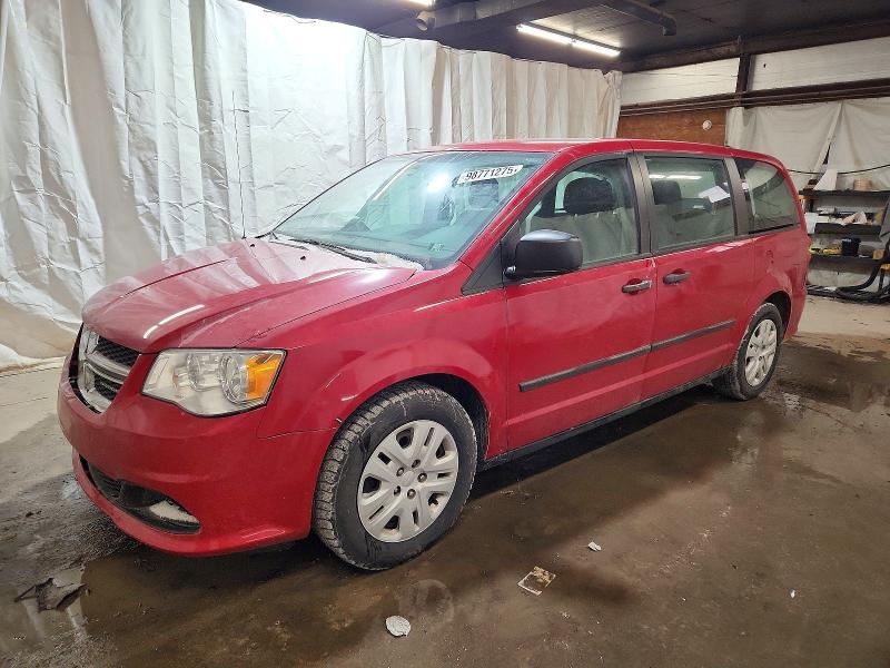 2015 Dodge Caravan VIN 2C4RDGBG0FR607397 COPART salvage auction — FRONT END, PA - CERTIFICATE OF SALVAGE, sold $450 on 2026-07-02 (photo 1)