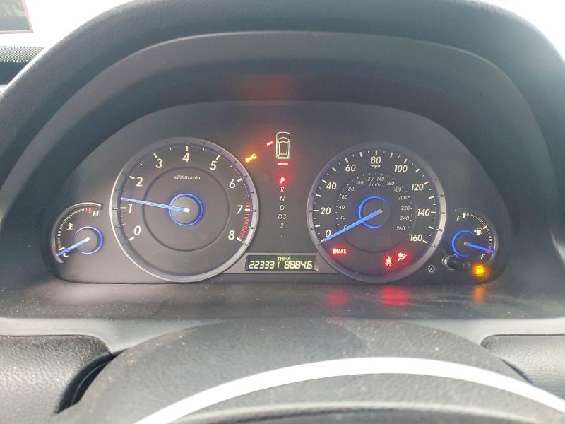 2010 Honda Accord crosstour VIN 5J6TF2H50AL012179 COPART salvage auction — FRONT END, PA - CERTIFICATE OF SALVAGE, sold $400 on 2026-07-24 (photo 9)