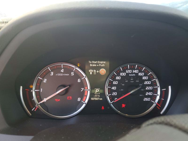 2019 Acura Mdx VIN 5J8YD4H07KL800459 COPART salvage auction — FRONT END, On - Permit No Brand - Unfit, sold $7,600 on 2026-07-30 (photo 9)
