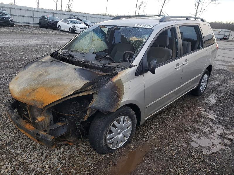 2006 Toyota Sienna VIN 5TDZA23C66S475924 COPART salvage auction — INTERIOR BURN, NY - MV907A-PARTS ONLY, sold $125 on 2026-07-13 (photo 1)