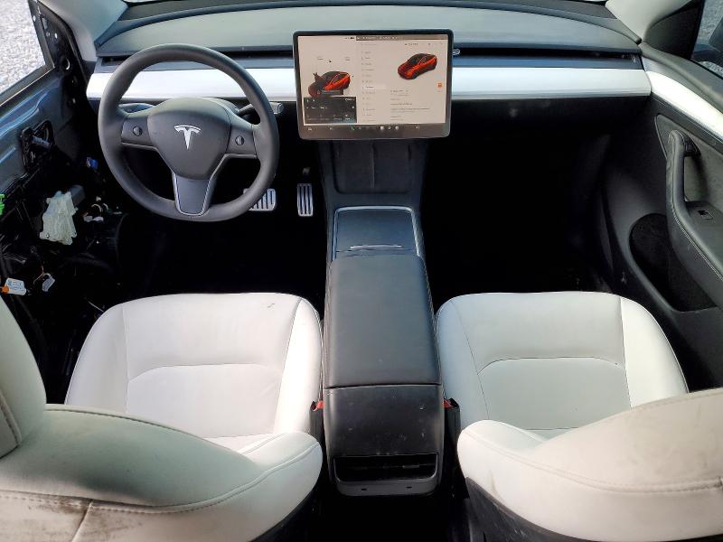 2023 Tesla Model y VIN 7SAYGDEF3PF702346 COPART salvage auction — FRONT END, Co - Public - Salvage Title, sold $12,100 on 2026-07-21 (photo 8)