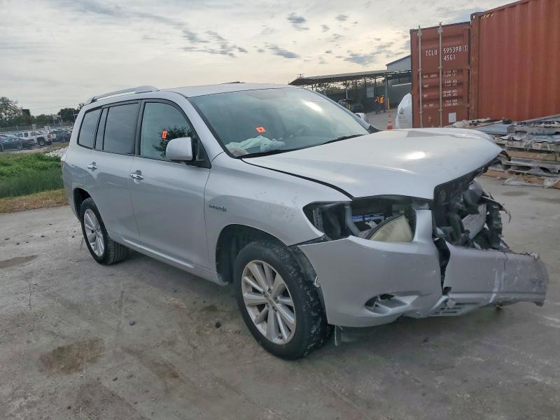 2008 Toyota Highlander hybrid VIN JTEEW44A682018769 COPART salvage auction — FRONT END, FL - CERT OF TITLE SLVG REBUILDABLE, sold $1,300 on 2026-07-14 (photo 4)